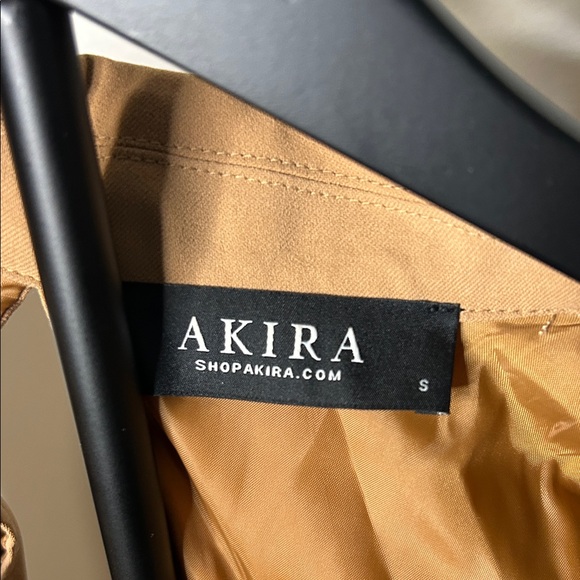 AKIRA Camel Double-Breasted Blazer Dress - Picture 2 of 11